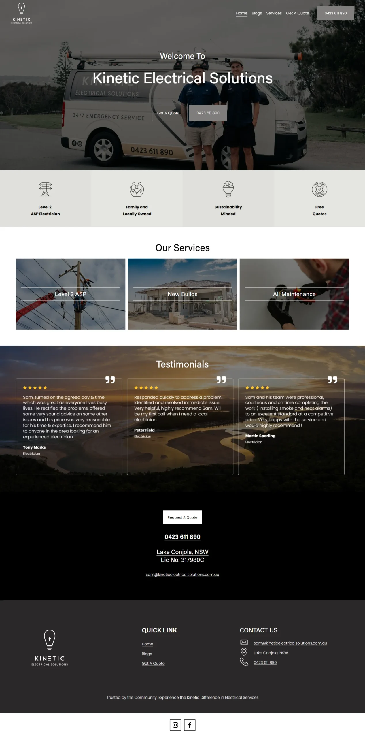 Kinetic Electrical Solutions